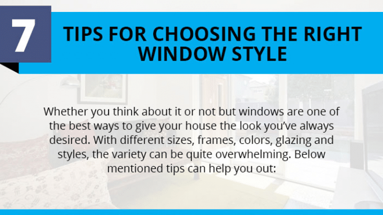 Infographic: 7 Tips For Choosing The Right Window Style! - Noremac Windows